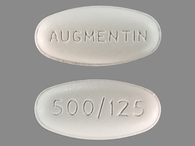 Image 1 - Imprint AUGMENTIN 500/125 - Augmentin 500 mg / 125 mg