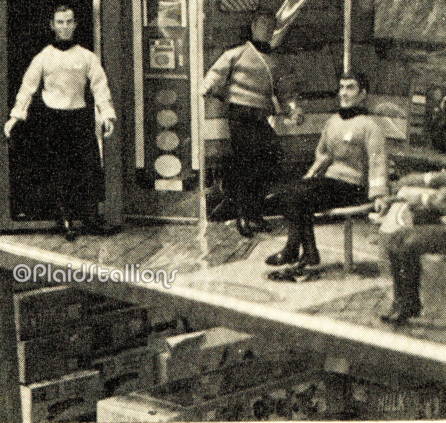 Mego Star Trek Display in 1976 at Stern's