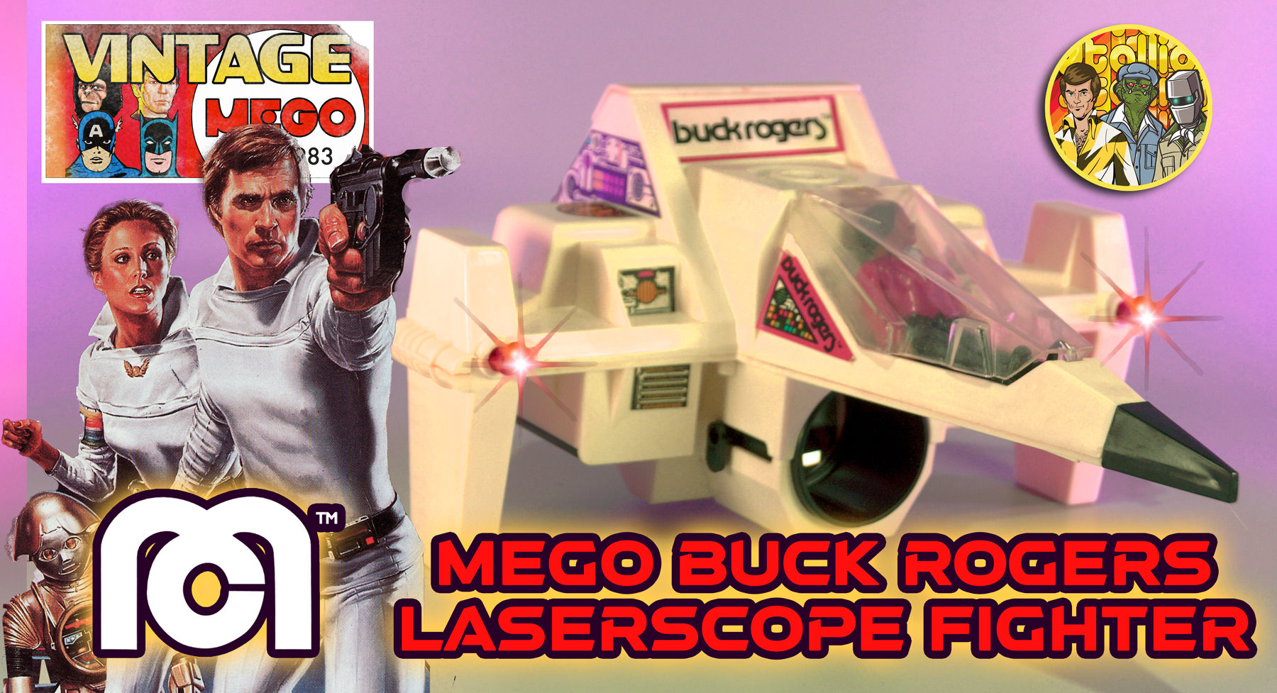 Vintage Mego: Bucker Rogers Laser Scope Fighter