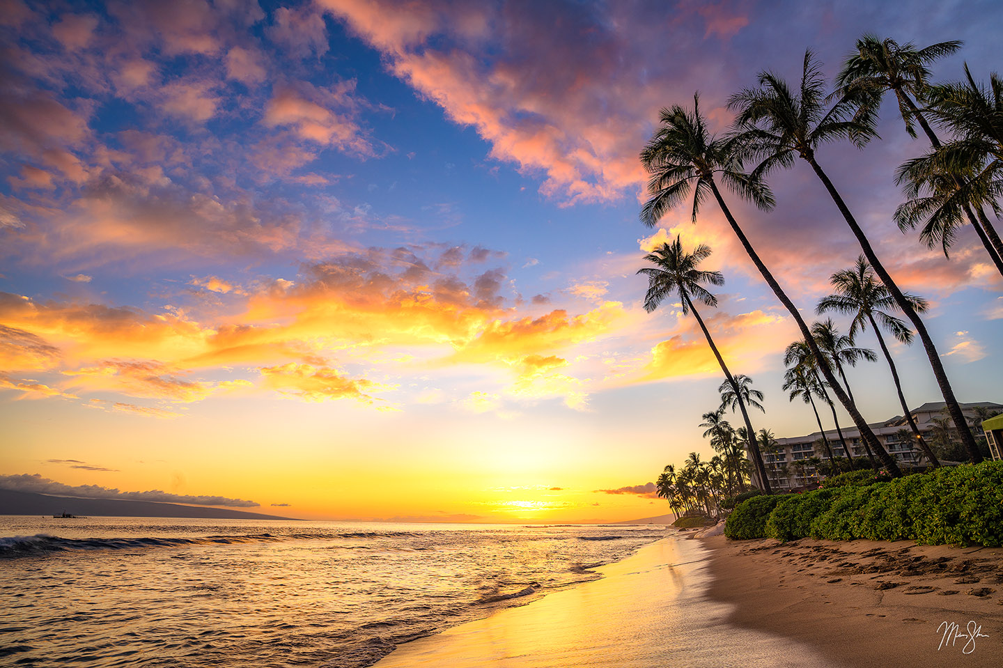 Kaanapali Beach Sunset - Kaanapali Beach, Lahaina, Maui, Hawaii