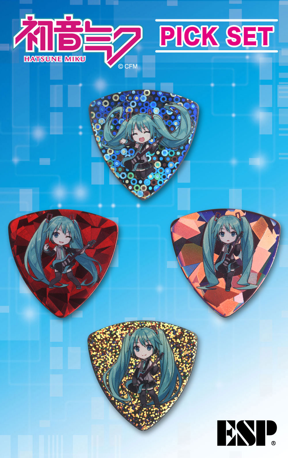 PS-Miku 初音ミク ピックセット 【ネコポス発送】