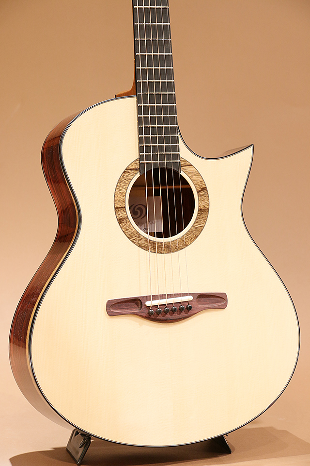 Hiroshi Ogino Guitars Model OM Cutaway Mika Amazon Rosewood ヒロシ オギノ  荻野 裕嗣 サブ画像2