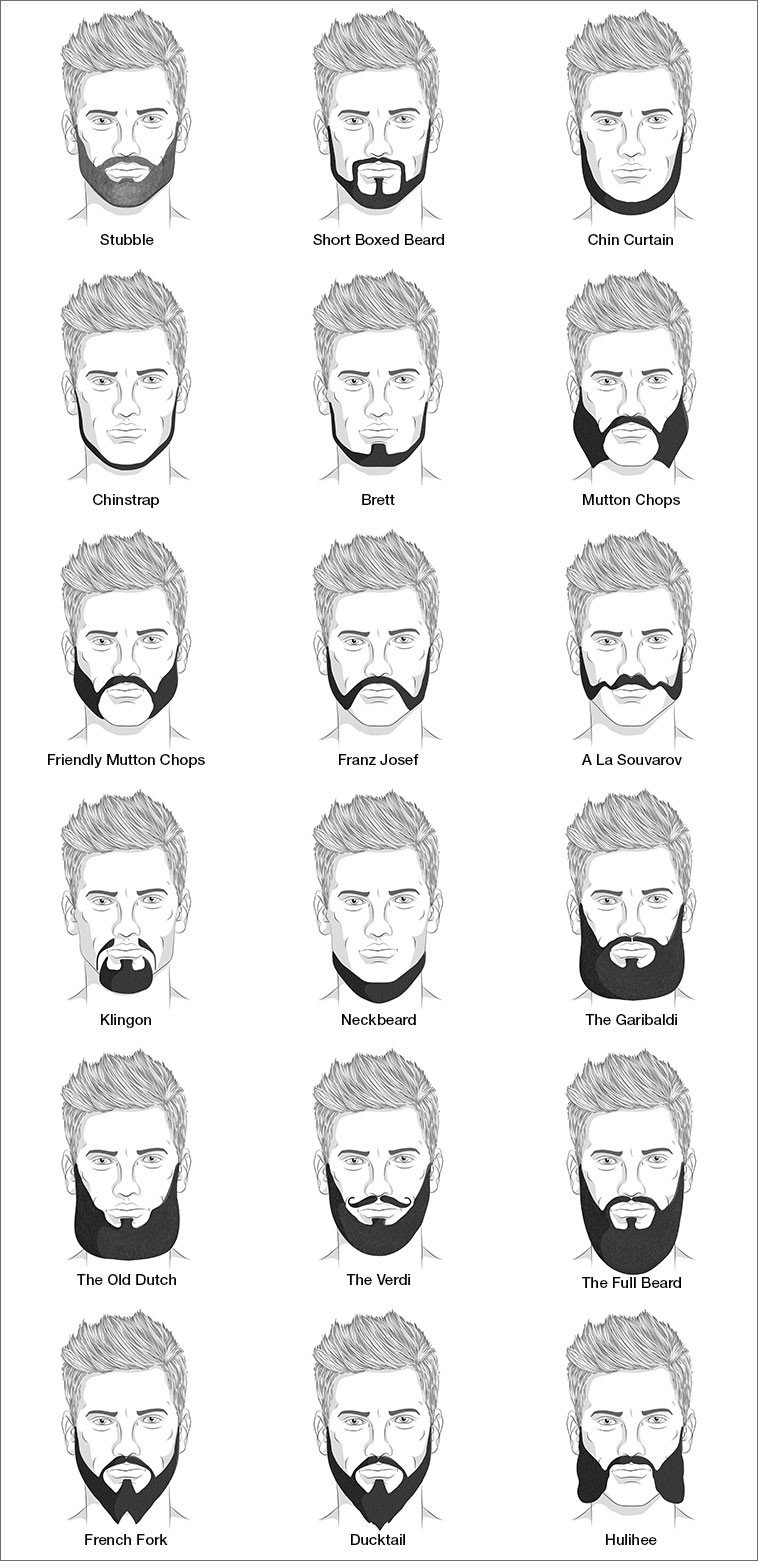 Types Of Beard Styles Types Of Beards Beard Styles For Men Hair And ...