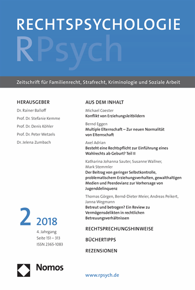 RPsych Rechtspsychologie