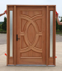 Custom Size Wide Doors with sidelights