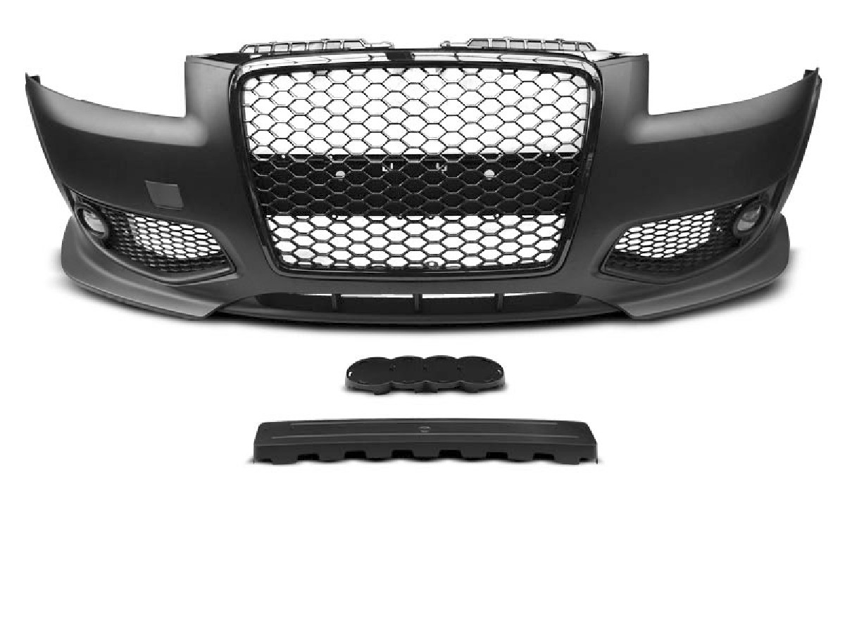 FRONT BUMPER SPORT BLACK fits AUDI A3 06.05-04.08