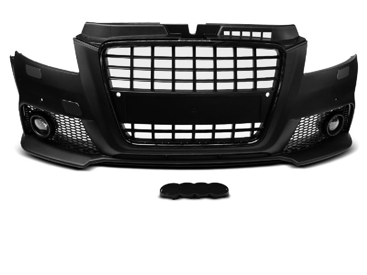 FRONT BUMPER SPORT BLACK PDC fits AUDI A3 08-12