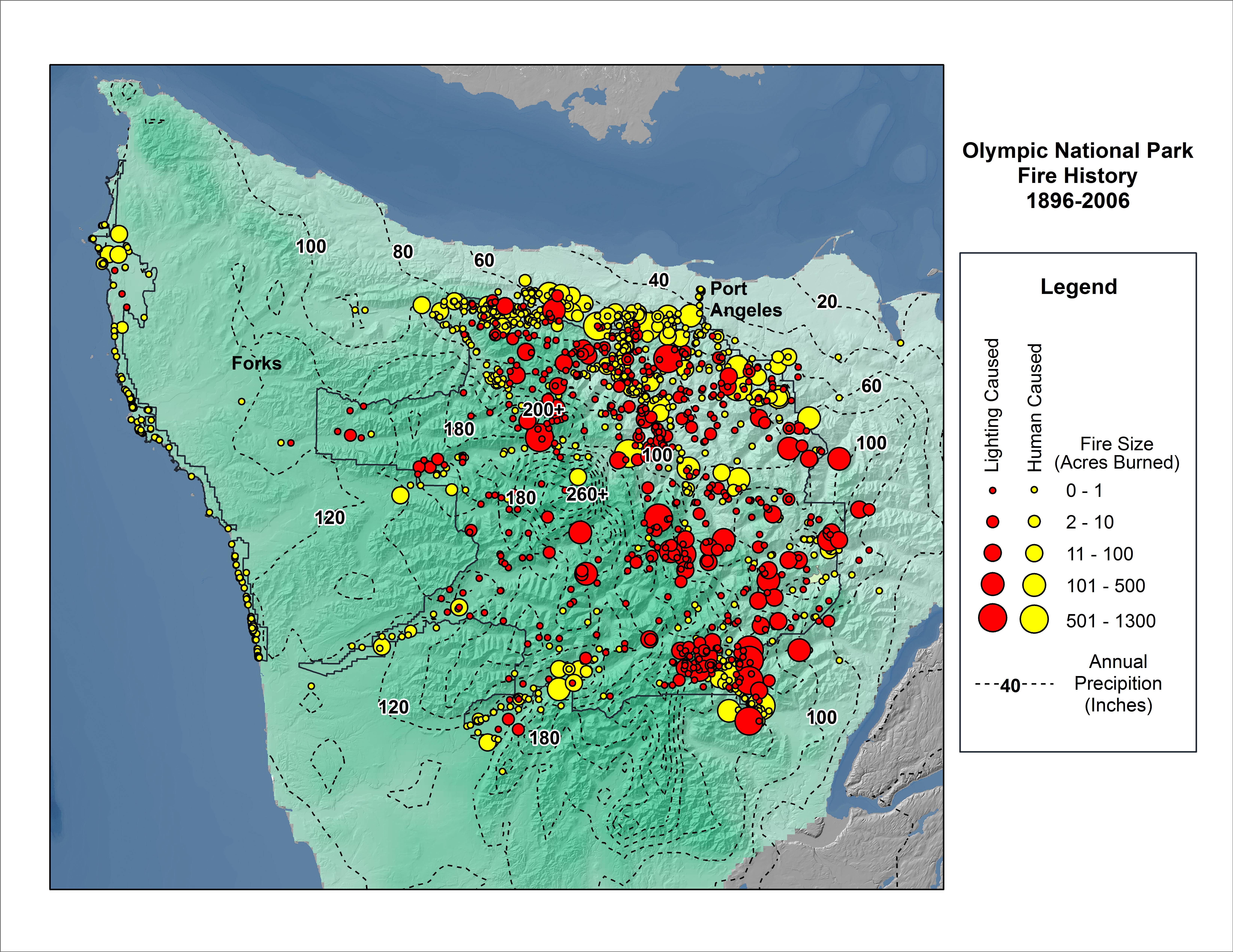 Washington State Large Fire Map - Elaine Marsiella