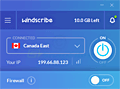 Windscribe screenshot