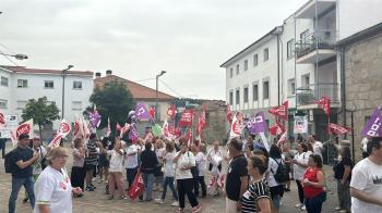 Trabajadoras villalbinas se manifiestan por su difícil situación laboral