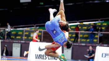 Hablamos con la atleta madrileña Vicky Báez, antigua alumna del Club de Lucha San Blas, que tiene opciones de representar a España en los próximos Juegos Olímpicos
