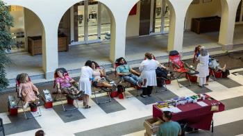 El municipio ha celebrado su primer maratón de sangre, plasma y médula 