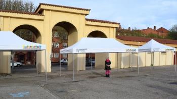 Mª Ángeles Rodríguez de Guzmán ha recepcionado estas carpas