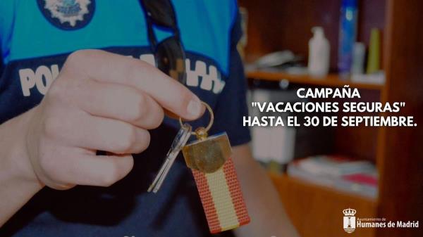 Humanes activa el programa "Vacaciones seguras" para vecinos y comerciantes