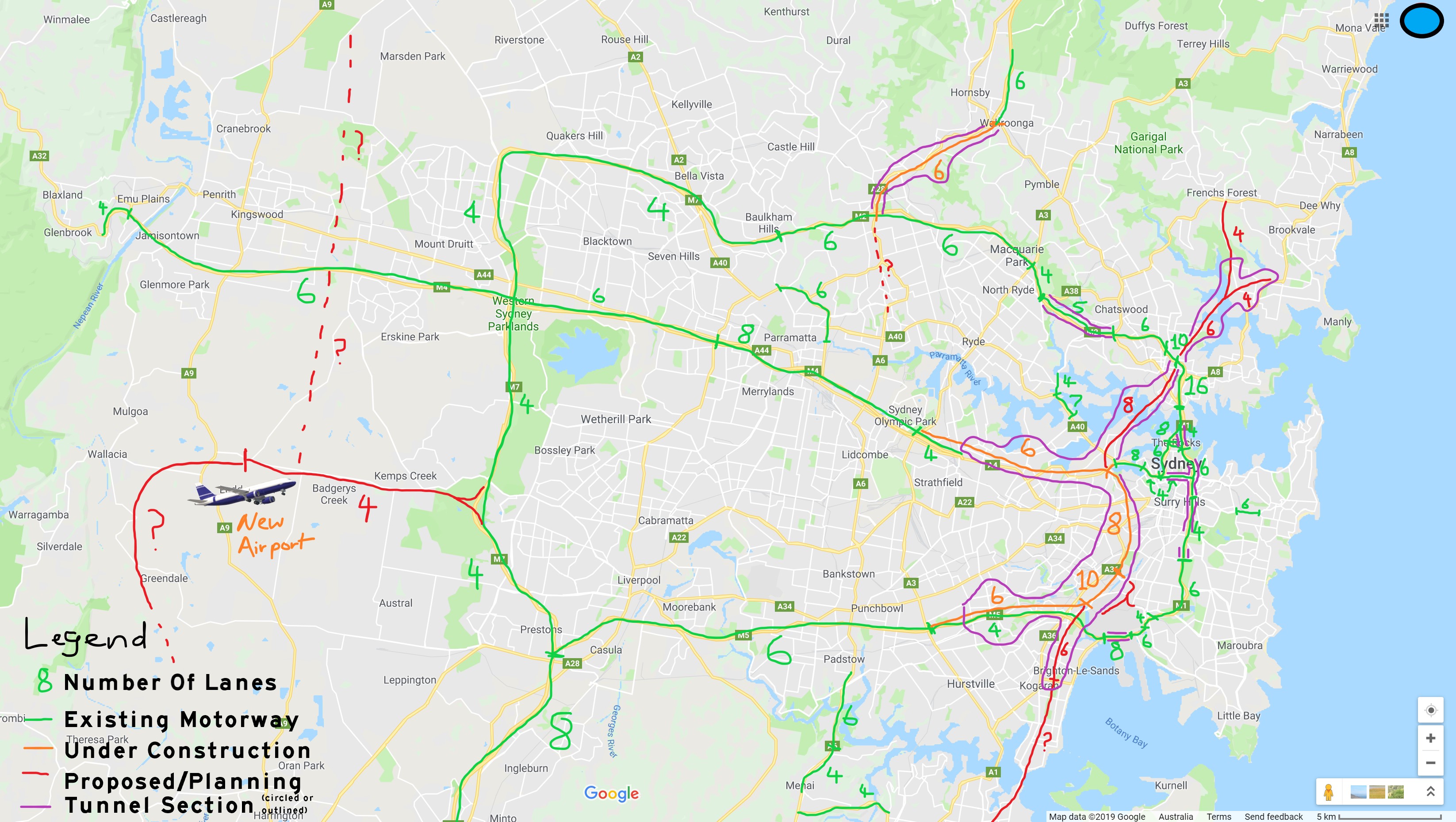 Sydney Toll Roads Map Map Of Sydney Toll Roads Austra - vrogue.co