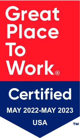 certified best place to work award