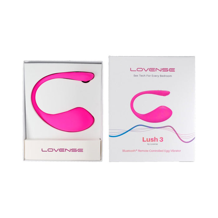 Lovense Lush 3 App Controlled Egg Vibrator Pink | SexToy.com