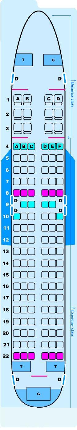 Aa A321 Seat Map - World Map