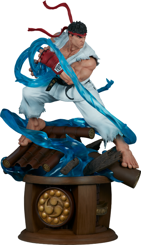 Ryu Statue - Ryu (480x833), Png Download