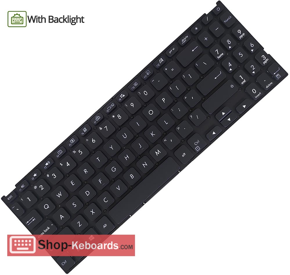 Asus P1510CDA Keyboard replacement