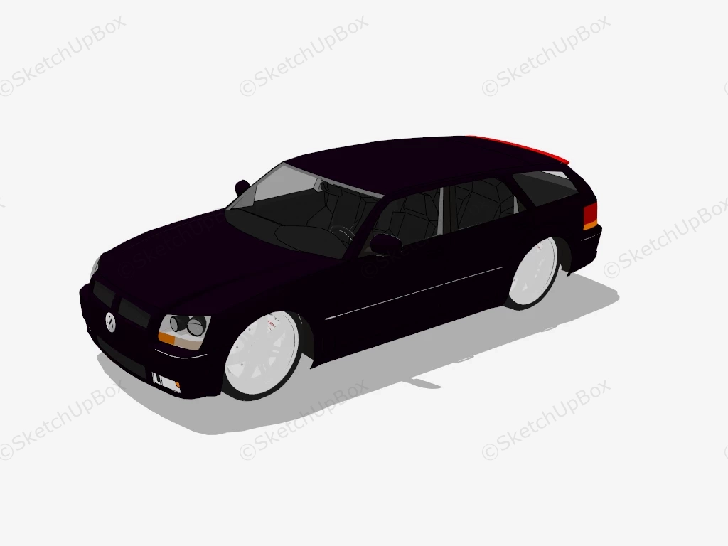 Volkswagen Golf SketchUp 3D Model .skp File Download - SketchupBox