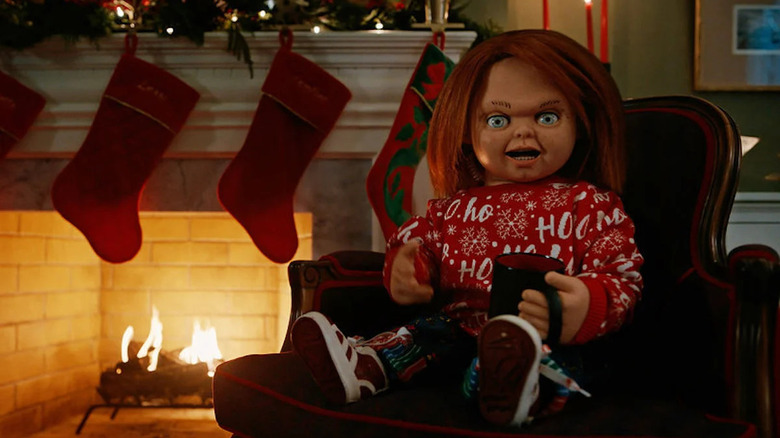 Chucky sharing some holiday cheer