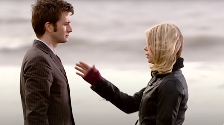 The Doctor and Rose say goodbye 