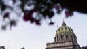 The exterior of the Pennsylvania Capitol in Harrisburg.