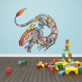 Autocollant Stickers enfant dragon