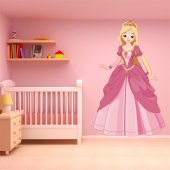 Autocollant Stickers enfant princesse 