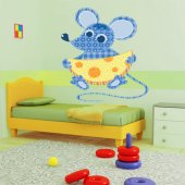 Autocollant Stickers enfant souris