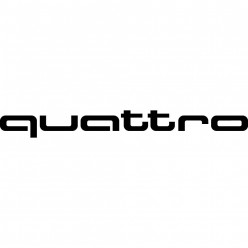 Stickers audi quattro