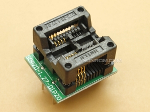 SOIC8 - 1.27mm - Wide Body 5.25/5.28/5.3/5.4mm (0.209 inch) - ZIF Socket