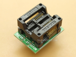 SOIC16 SOP16 - 1.27mm - Body 7.5mm (300mil) - ZIF Socket