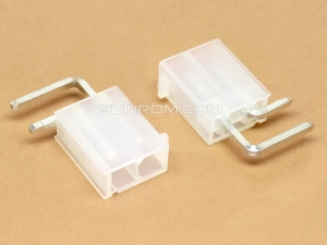 2P 1x2 Minifit 4.2mm Right Angle Female PCB Header