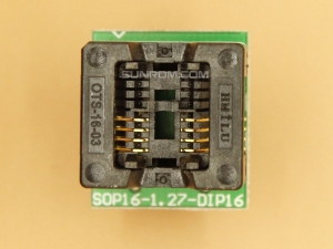 SOIC8, SOP8 SMD ZIF Socket for Narrow Body 3.81mm having 1.27mm pitch