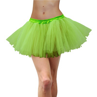 Adult 80s Tulle Tutu - Fluro Green