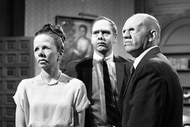 The cast of The Twilight Zone wears scary masks in Episode 525.