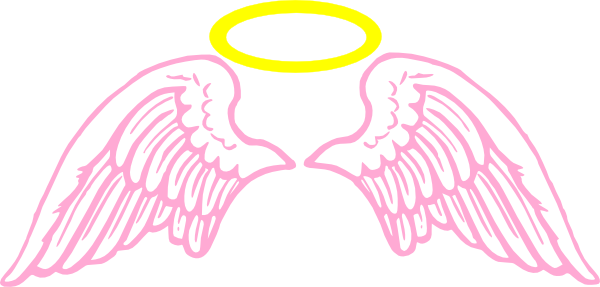 angel wings, halo symbol, spiritual illustration, divine imagery, Angel Halo PNG