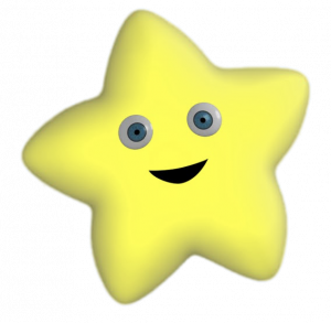 cartoon star, smiling character, yellow star, playful design, Mario Star PNG