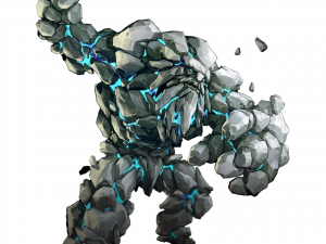 rock creature, elemental guardian, fantasy monster, animated stone figure, Monster PNG