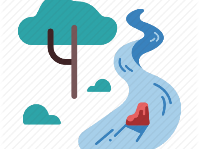 River Vector PNG Clipart