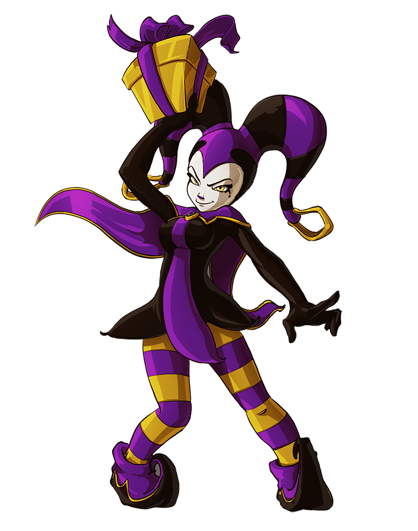 Evil Jester, Mischievous Clown, Dark Harlequin Transparent