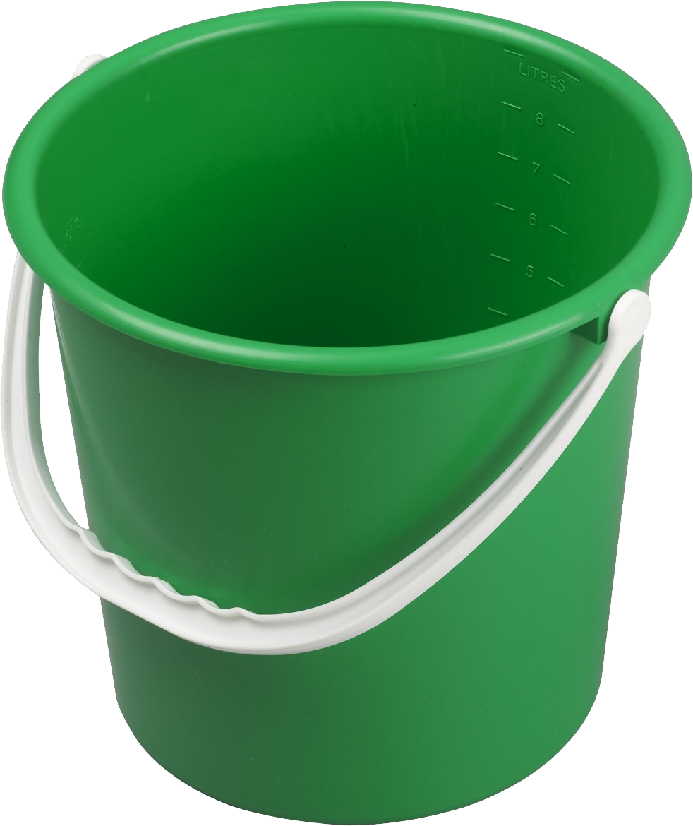 Bucket Clear Image, See-Through, Open View PNG