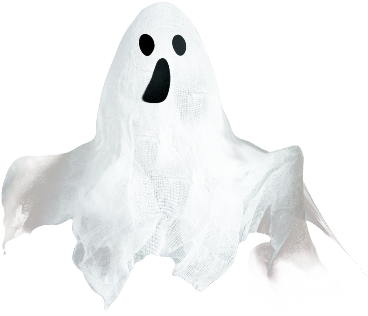 Ghost Silhouette, Ethereal Figure, Phantom Outline PNG Image