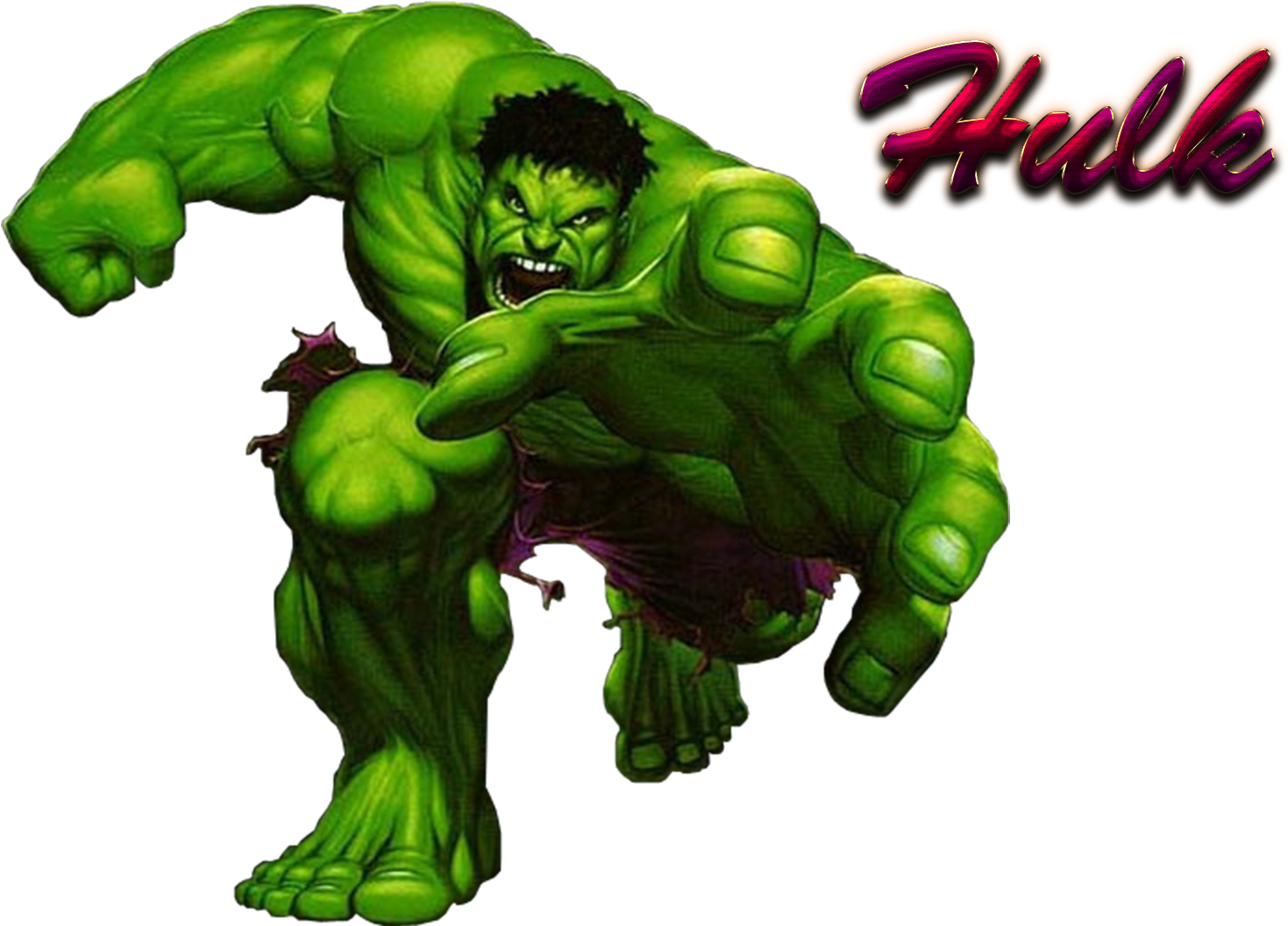 Hulk High Resolution, Artwork, Digital PNG Image