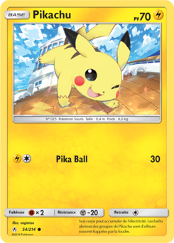 Pikachu (Soleil et Lune Alliance Infaillible 54)