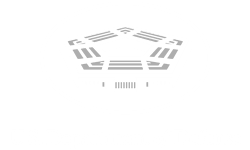 DoD logo in white