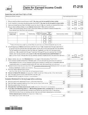 It 215 form 2015