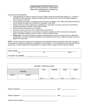 How to provide good reasons for university academic exclusion form